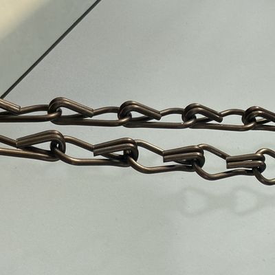 12mm*24mm Standard Size Aluminium Chain Fly Screen For Industrial