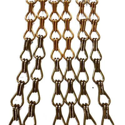 Easy Installation Custom Chain Link Aluminium Chain Fly Screen Perfect For Customized Curtain Patterns