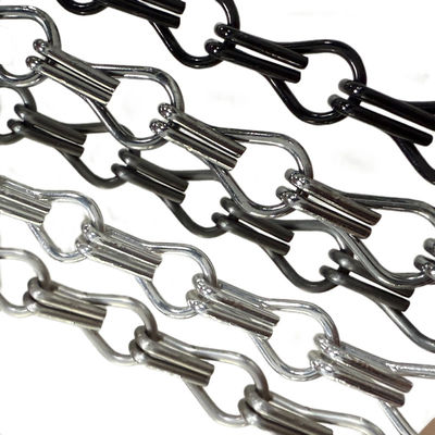 Easy Installation Custom Chain Link Aluminium Chain Fly Screen Perfect For Customized Curtain Patterns