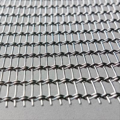 Architectural Laminated Glass Embedded Stainless Steel Mesh ANSI Standard Unique Patterned Room Dividers