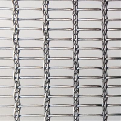 Architectural Laminated Glass Embedded Stainless Steel Mesh ANSI Standard Unique Patterned Room Dividers