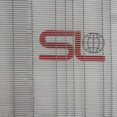 Stainless Steel Mesh Laminated Glass Modern Spaces Decorative Partitions Walls Ceiling Accents ISO Custom Cutting
