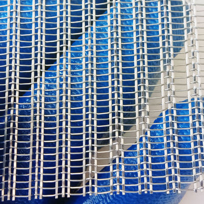 Architectural Glass Laminated Stainless Steel Wire Mesh Woven For Modern Space Dividers And Wall Cladding