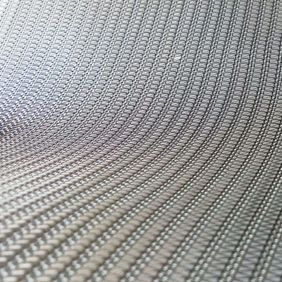 Architectural Glass Laminated Stainless Steel Wire Mesh Woven For Modern Space Dividers And Wall Cladding