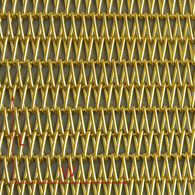 2MM Thickness Square Decorative Woven Wire Mesh For Project