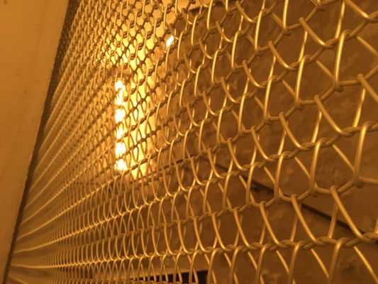 2MM Thickness Square Decorative Woven Wire Mesh For Project