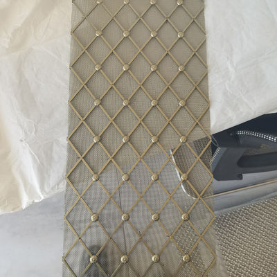 3.15mm Weft Diameter Decorative Wire Mesh With Customization Surface Treatments