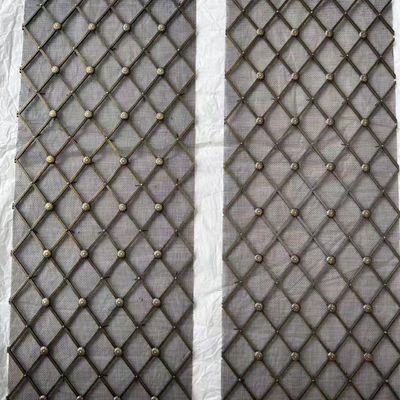 0.6m-2.4m Width Decorative Wire Mesh Grilles For Cabinet Door