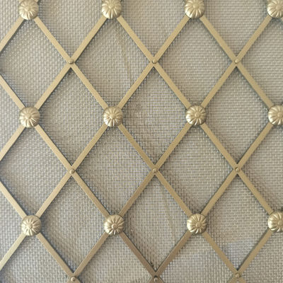 3.15mm Weft Diameter Decorative Wire Mesh With Customization Surface Treatments