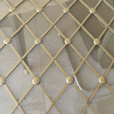 3.15mm Weft Diameter Decorative Wire Mesh With Customization Surface Treatments