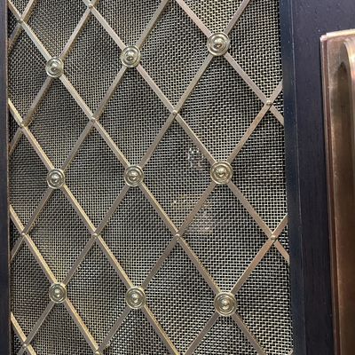 Opening Area 49% Stainless Steel Woven Wire Mesh Grille For Cabinet Decoration