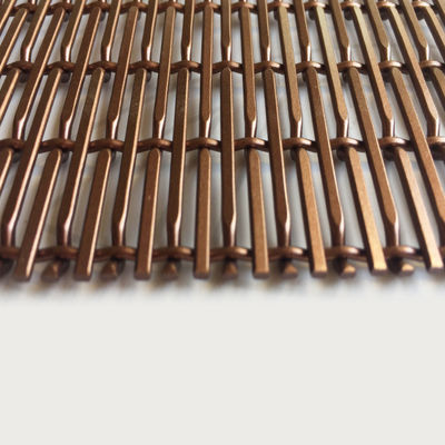 Superior Economic Environmental Weft Pitch 17.5mm Decorative Woven Wire Mesh