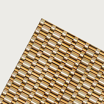 Customized Brass Metal Mesh for Building Cladding Elevator Mesh With 304 316 Stainless Steel
