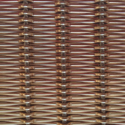 Corrosion Resistant Round Decorative Woven Wire Mesh Beautiful Long Lasting Decoration