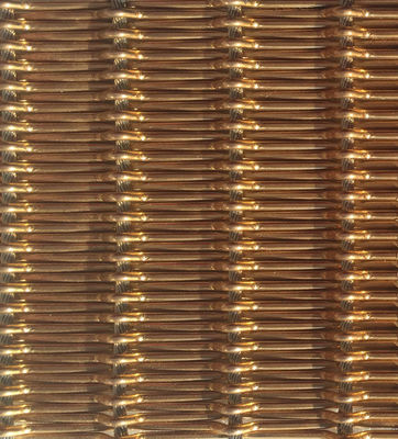Corrosion Resistant Round Decorative Woven Wire Mesh Beautiful Long Lasting Decoration