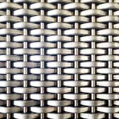 Fine Door Decoration Decorative Woven Wire Mesh In Antique Brass Metal 30m-100m Length