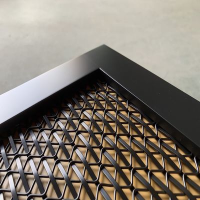 4.5mm Mesh Thickness Stainless Steel Decorative Wire Grilles For Metal Cabinet Doors