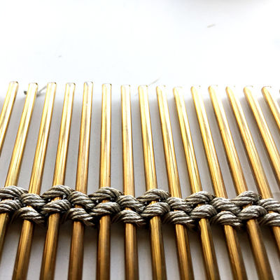 Stainless Steel Metal Mesh 7mm Galvanized PVD Anti Climb Security Fencing Mesh  for Cladding Prison Perimeter Protection