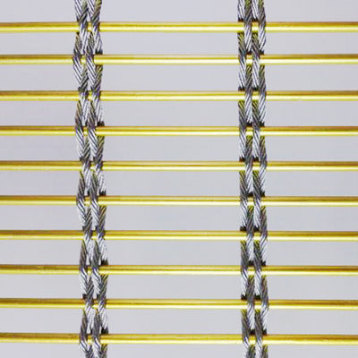 Certified Fireproof 8mm Stainless Steel Metal Mesh For High Rise Building Facade Ventilation Cladding
