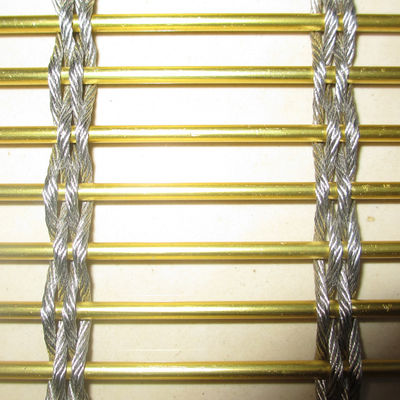 Certified Fireproof 8mm Stainless Steel Metal Mesh For High Rise Building Facade Ventilation Cladding