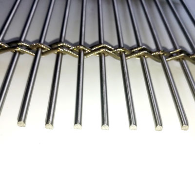 Stainless Steel Metal Mesh Curtain for Building Facade Shading Ventilation Energy Saving
