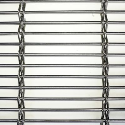 Stainless Steel Metal Mesh Curtain for Building Facade Shading Ventilation Energy Saving