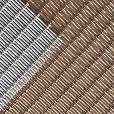 Silver Architectural Mesh Panel For Sustainable And Aesthetic Building Design