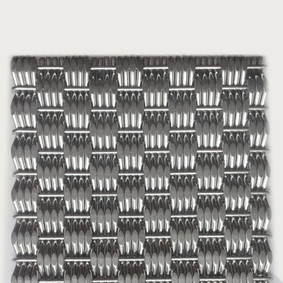 Custom Designed Stainless Steel Metal Fabric Mesh For Large Scale Facade Cladding In Urban Commercial Buildings