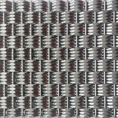 Custom Designed Stainless Steel Metal Fabric Mesh For Large Scale Facade Cladding In Urban Commercial Buildings