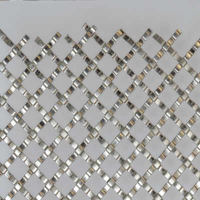 Indoor Outdoor Stainless Steel Metal Mesh Panels Customized Finish For Premium Design Projects