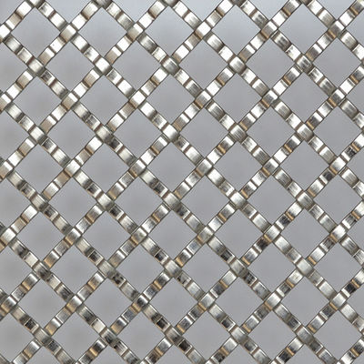 Indoor Outdoor Stainless Steel Metal Mesh Panels Customized Finish For Premium Design Projects