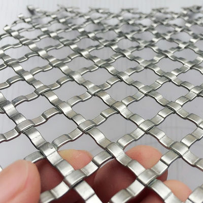 Indoor Outdoor Stainless Steel Metal Mesh Panels Customized Finish For Premium Design Projects