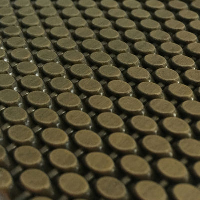 Custom Laser Cut Stainless Metal Mesh Panels For Exterior Branding Signage Modern Facades