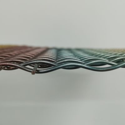 18mm Warp Pitch Aluminum Decorative Wire Mesh Grilles For Cabinet Doors