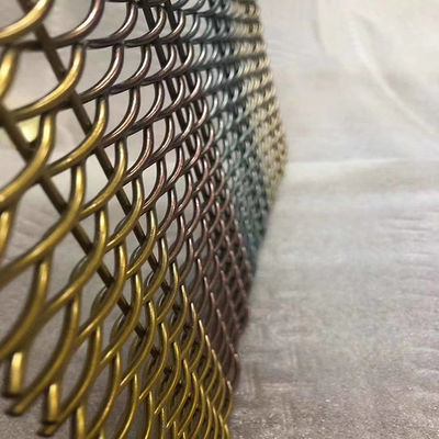 Stainless Steel Decorative Woven Wire Mesh Width 0.6m-2.4m