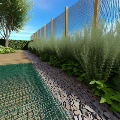 2.0mm Wire Diameter Architectural Woven Wire Mesh for Garden Landscaping