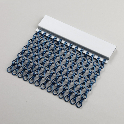 Aluminum Chain Link Metal Curtain Panels for Building Facade and Modern Ceiling Applications