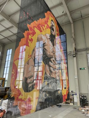 Strong and Durable Aluminium Chain Fly Screen Ideal for in Food Processing Plants