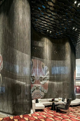 Custom Curtain Pattern Chain Fly Screen for Superior Insect Control