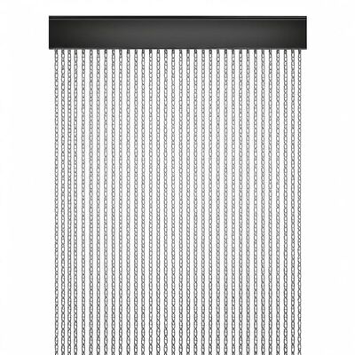 Durable Aluminium Chain Fly Screen with 1.2mm Wire Diameter and 60% Open Area for Optimal Ventilation and 12x24mm Hook Size