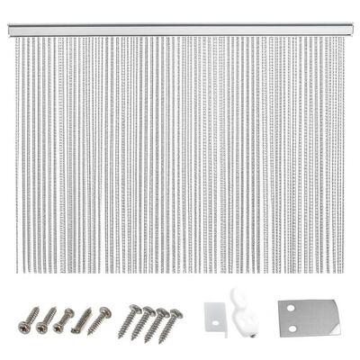 12x24mm Chain Size Aluminium Chain Fly Screen with 60% Open Area and 1.2mm Wire Diameter for Insect Protection