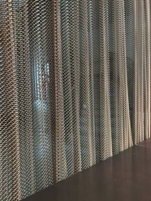 Customizable Opening Size  Stainless Steel Architectural Mesh Panel for Facades