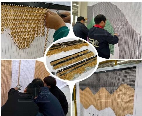 Durable Aluminium Chain Fly Screen Ideal for Industrial Providing Effective Insect Protection and Long Lasting Performance