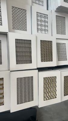 Architectural Steel Mesh Customized Thickness for Facade Cladding Interior Decoration and Security Systems in Modern Projects