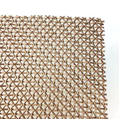 Welded Architectural Metal Mesh Customized Length Plain Weave Style Ideal for Facades Partitions and Decorative Metalwork Projects