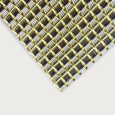Customized Length Architectural Metal Fabric Designed with Plain Weave Style Enhancing Both Functionality and Appearance
