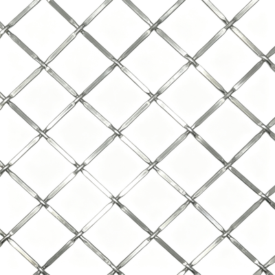 Decorative Diamond Mesh Architectural Metal Mesh for Interior Partition Wall Ceiling Facade Decoration