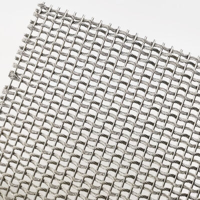 43.8% Open Area Decorative Woven Wire Mesh 4.5mm Panel Thickness