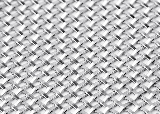2.5mm Divider Partition Architectural Woven Wire Mesh 20 Mesh Multicolor