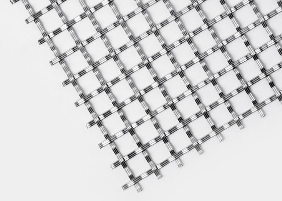 SS304 Double Crimped Wire Mesh 2mm Thickness